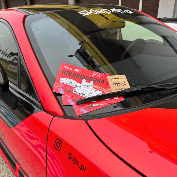 Kolorowanka SJS z kredkami na Subaru BRZ
