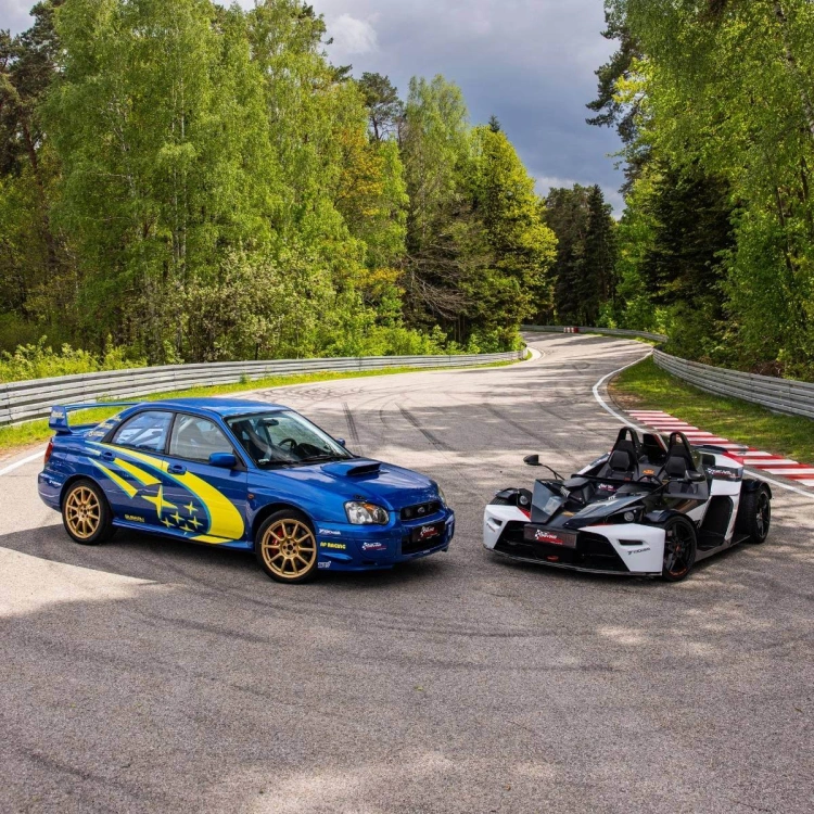 Subaru Impreza STI gr.  vs KTM X-Bow