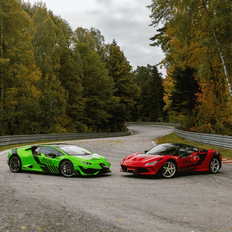 Pojedynek Ferrari F8 Tributo vs Lamborghini Huracan